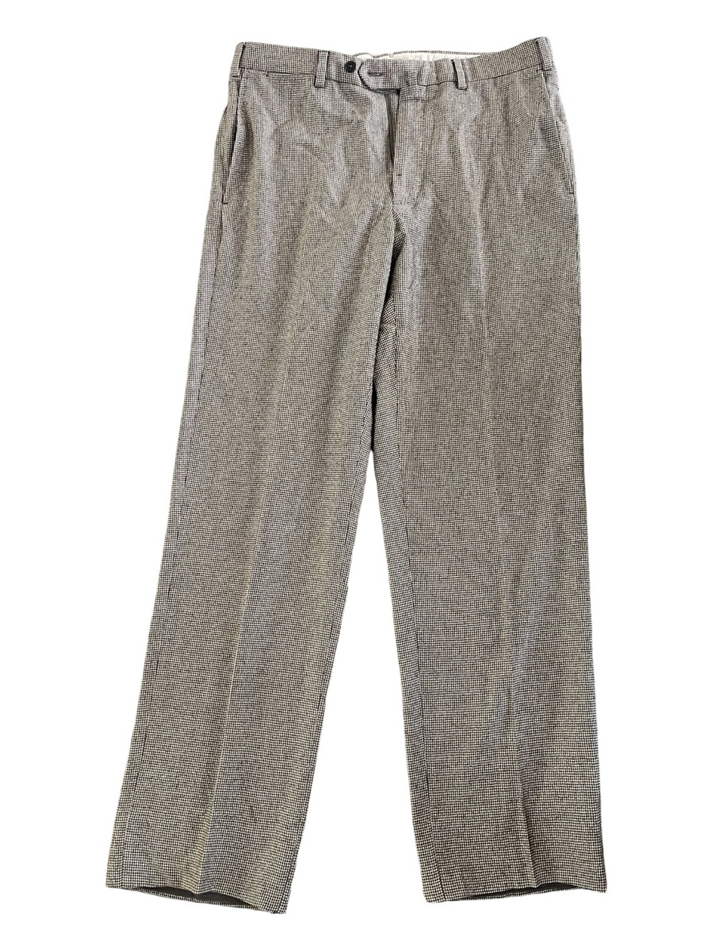 Ermenegildo Zegna Gray Wool Dress Pants - Classic Straight Fit
